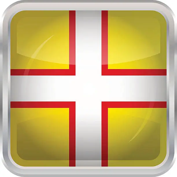 Vector illustration of Flag of Dorset