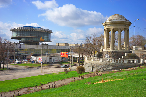 Russia, the hero-city of Volgograd. View of the central waterfront.