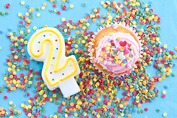 istock Little cupcake with pink frosting 482299437