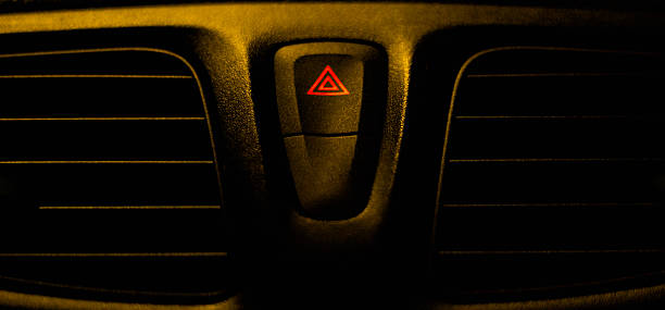 Hazard Lights stock photo