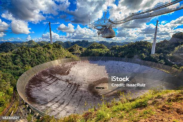 Radiotelescope Stock Photo - Download Image Now - Arecibo Observatory, Puerto Rico, Observatory