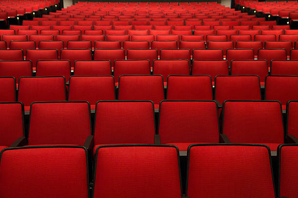 istock Red Chairs in movie theater 482307465