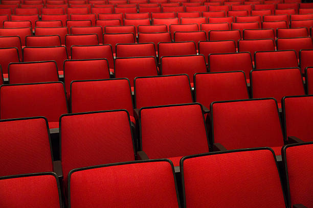 istock Red Chairs in movie theater 482307491