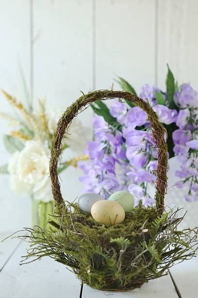 Spring Holiday Themed Still Life Scene in Natural Light