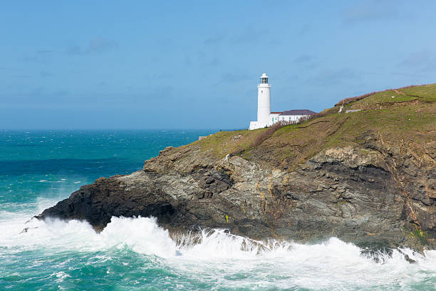 istock English lighthouse Trevose Head North Cornwall coastline uk 482310404