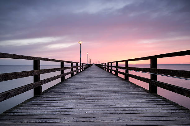 istock Pier before dawn, Baltic Sea, Ahlbeck (Heringsdorf) Germany, nature 482314478