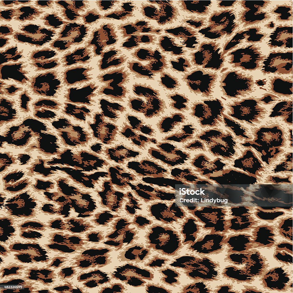 Piel de leopardo - arte vectorial de Estampado de leopardo libre de derechos