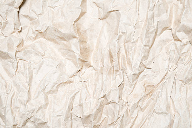 istock Paper texture - old paper sheet / wrinkled paper texture 482325158