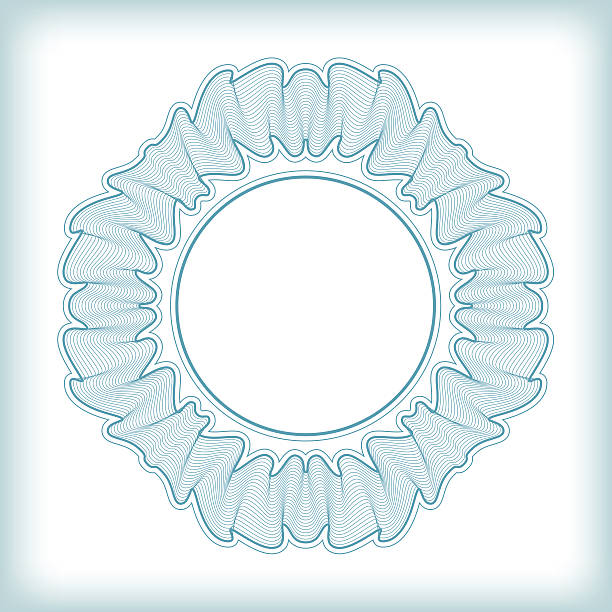 ilustrações, clipart, desenhos animados e ícones de vetor guilhoché rosette - lace guilloche decoration circle