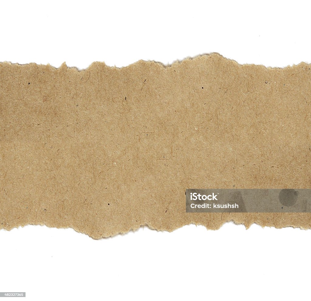 Craft paper background Brown craft paper on white background Paper Stock Photo