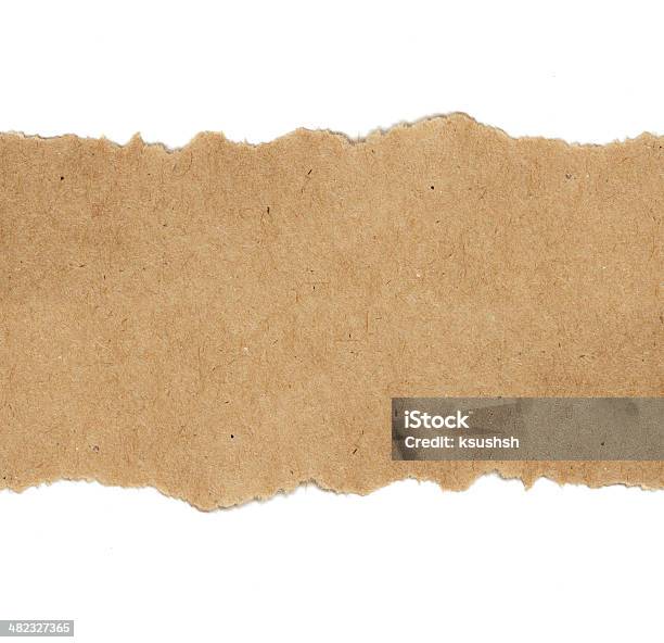 Craft Paper Background Stock Photo - Download Image Now - Paper, Craft, Torn