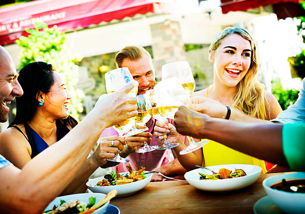 istock Group Friends Chilling Talking Holiday Concept 482328200