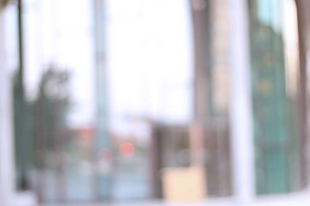 istock Abstract urban background with blurred buildings and street 482333680