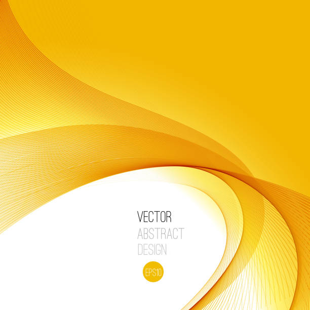 Smooth wave stream line abstract header layout. Vector illustration Orange Smooth wave stream line abstract header layout. Vector illustration cool easy designs stock illustrations