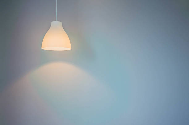 istock Lampshades in bedroom 482337908