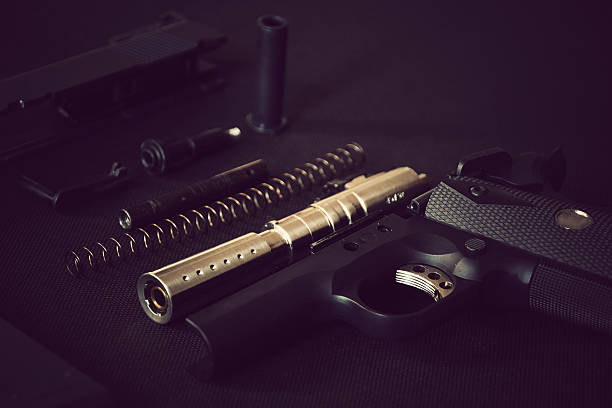 istock Separate 11 mm or 0.45 Pistol Parts 482341628