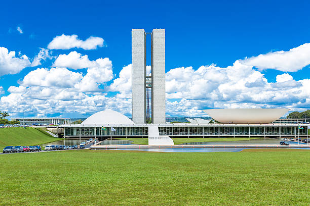 brazylijski kongres narodowy w brazylia, brazylia - national congress building zdjęcia i obrazy z banku zdjęć