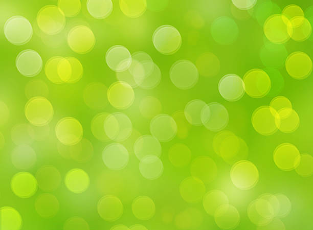 Light Blur Bokeh Green Nature Background