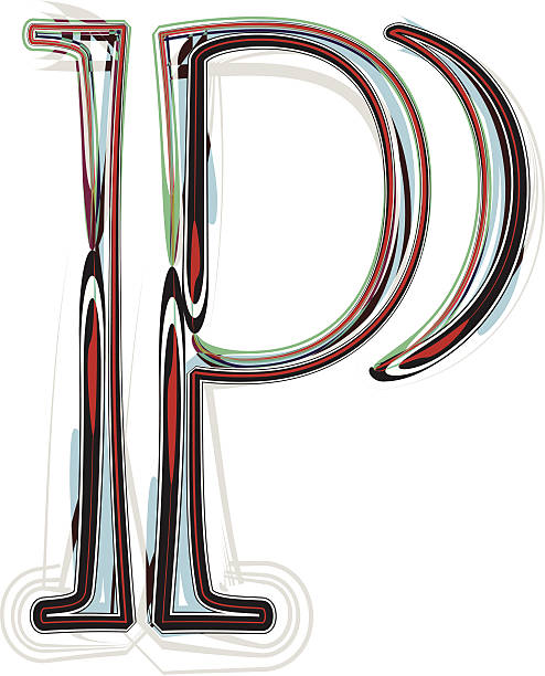 Font Illustration Letter P Stock Illustration - Download Image Now -  Abstract, Alphabet, Alphabetical Order - iStock