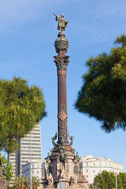 istock Spain. Barcelona. Monument of Columbus 482342402