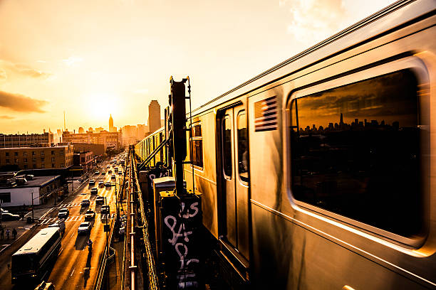 istock Sunset over New York skyline 482342480