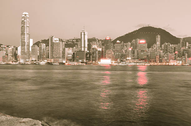 istock Hong Kong Island Skyline from Kowloon. 482343109