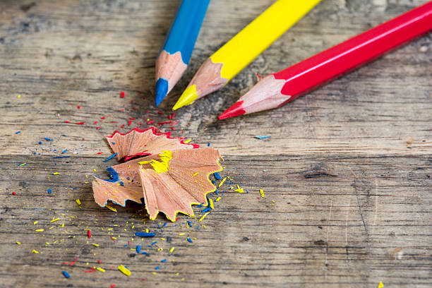 istock primary color pencils and pencil shaves 482344016