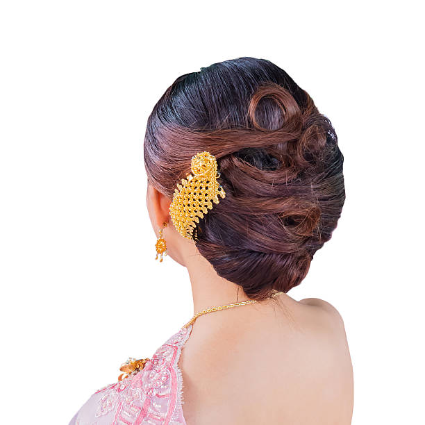 istock Thai bridal hair style 482347030