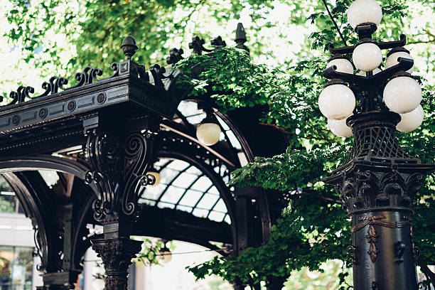 Pioneer Square Iron Pergola