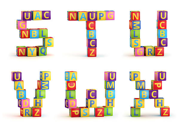 istock Alphabet on a baby cubes letters 482352597