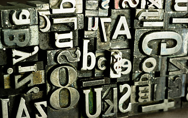 istock Metal Type Printing Press Typeset Obsolete Typography Text Letter 482353007