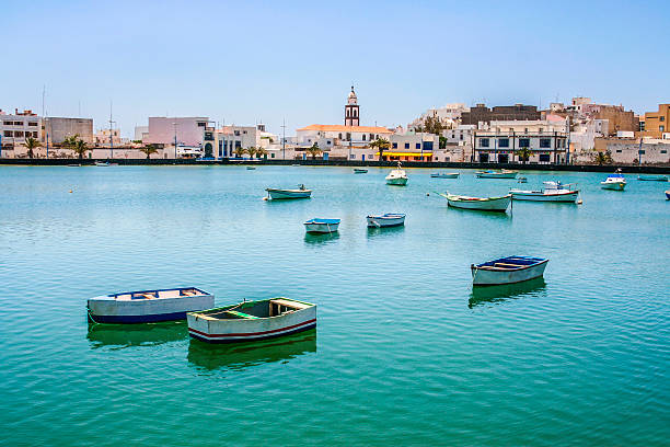 Charco de San Gines on midday in Arrecife, Spain