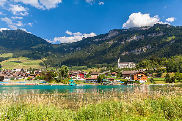 istock Small town Lungern in Switzerland 482353454