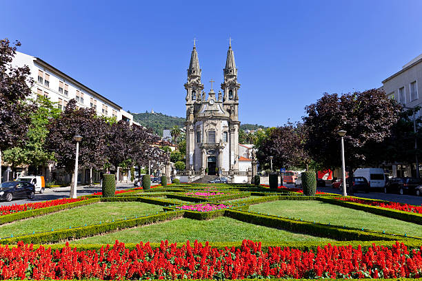 Our Lady of Consolacao and the Saints Passos Church Our Lady of Consolacao and santos Passos Church (aka Sao Gualter Church) in Guimaraes, Portugal. Unesco World Heritage Site. braga portugal stock pictures, royalty-free photos & images