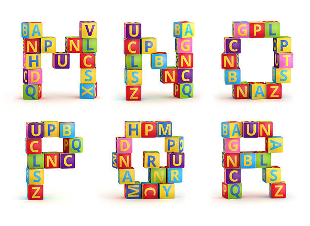 istock Alphabet on a baby cubes letters 482354455