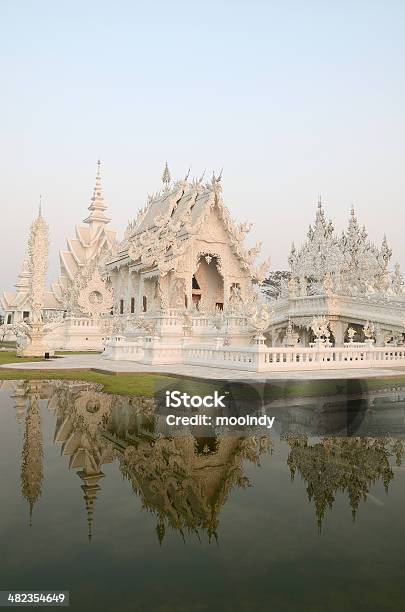 Wat Rong Khun Tajlandia - zdjęcia stockowe i więcej obrazów Architektura - Architektura, Azja, Bez ludzi