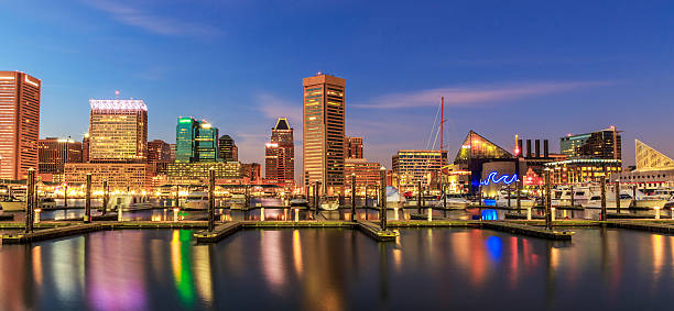 istock Inner Harbor Baltimore Maryland at night 482356696