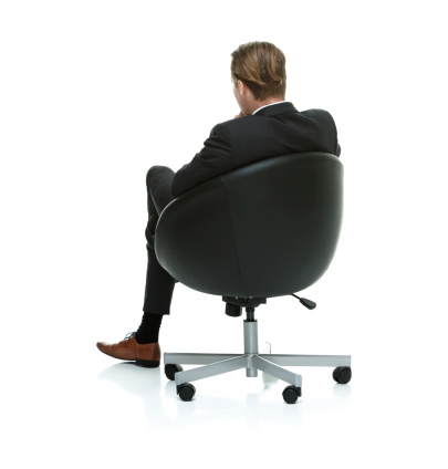 Rear view of businessman sitting on chairhttp://www.twodozendesign.info/i/1.png