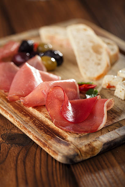 istock meat platter of Cured Meat and olives 482361430