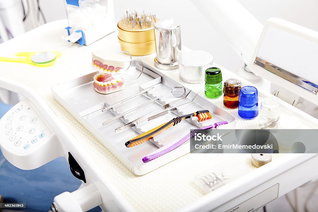 Dental equipment Dental equipment on a dental table. Blob Stock Photo
