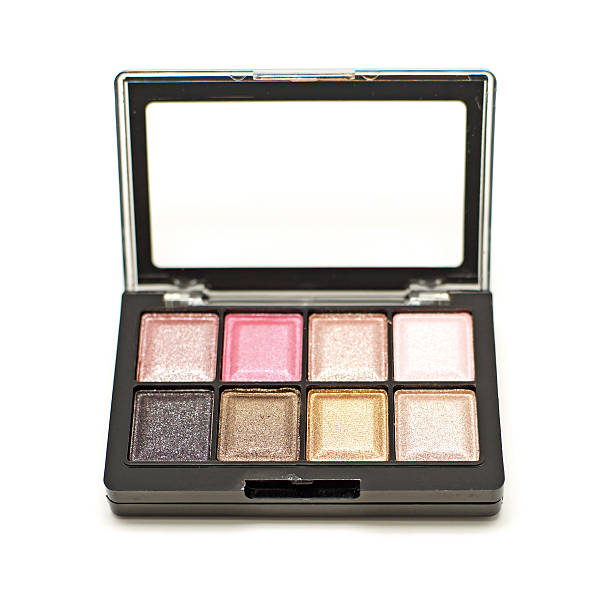 istock cosmetic eyeshadow palette makeup set on white background 482362072