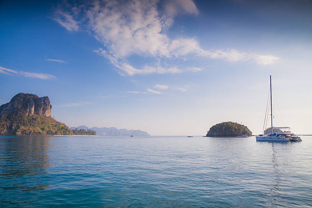 Sailing around the island of Phuket in the south of Thailand. 