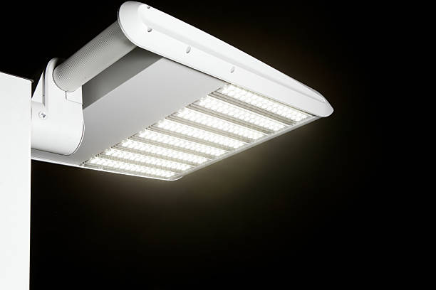istock Illuminated LED Streetlight against a Night Sky 482363357