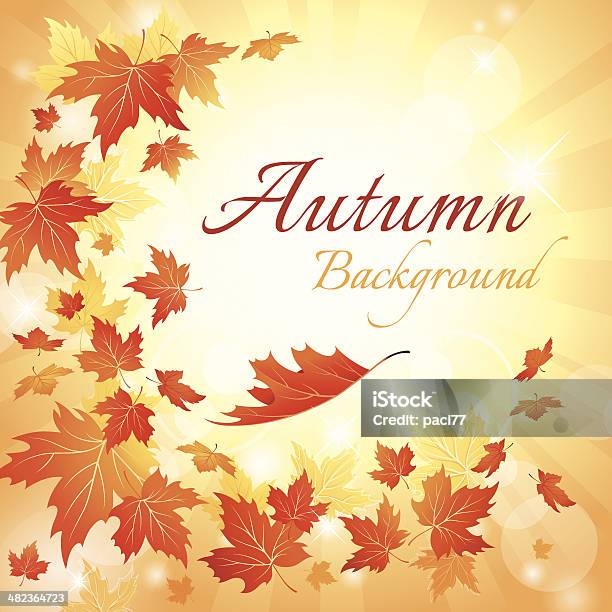 Autumn Background Stock Illustration - Download Image Now - Alejandro Foglia, Autumn, Backgrounds