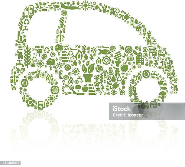 자동차모드 생태학 아이콘 이동해 다님에 대한 스톡 벡터 아트 및 기타 이미지 - 이동해 다님, 유동성, 녹색