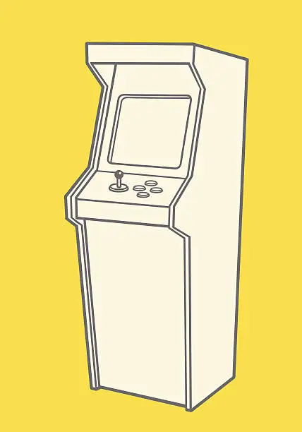 Vector illustration of Vintage Video Game