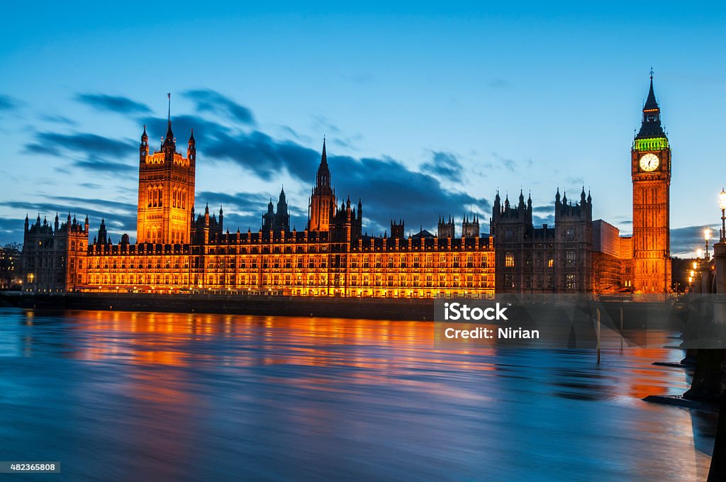 Houses of Parliament The Houses of Parliament and Big Ben at night London, England Big Ben Stock Photo