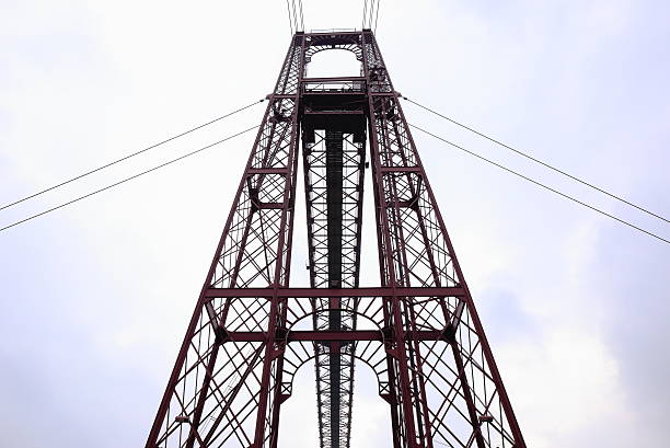 ponte suspensa de portugalete - togetsu kyo bridge - fotografias e filmes do acervo