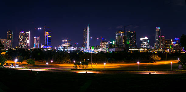 istock Panoramic Auditorium Shores Austin Texas Skyline July 2015 Wide Downtown 482366586