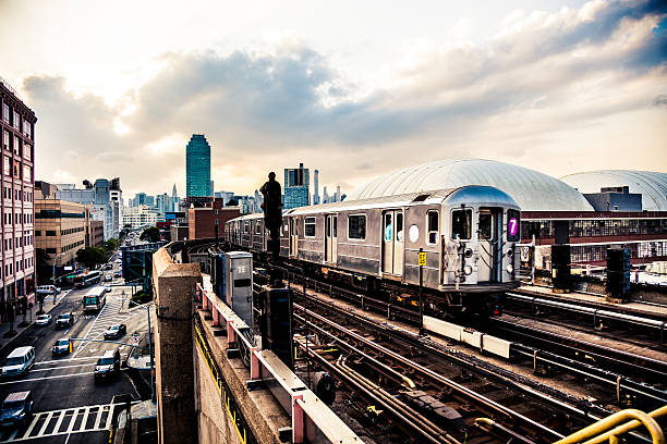 istock Sunset over New York skyline 482367790